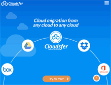 Tablet Screenshot of cloudsfer.com